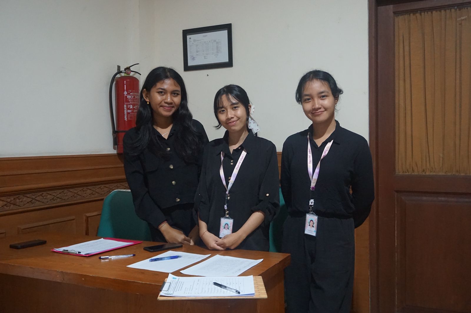 Registrasi dan Mobilisasi peserta masuk ruang sidang